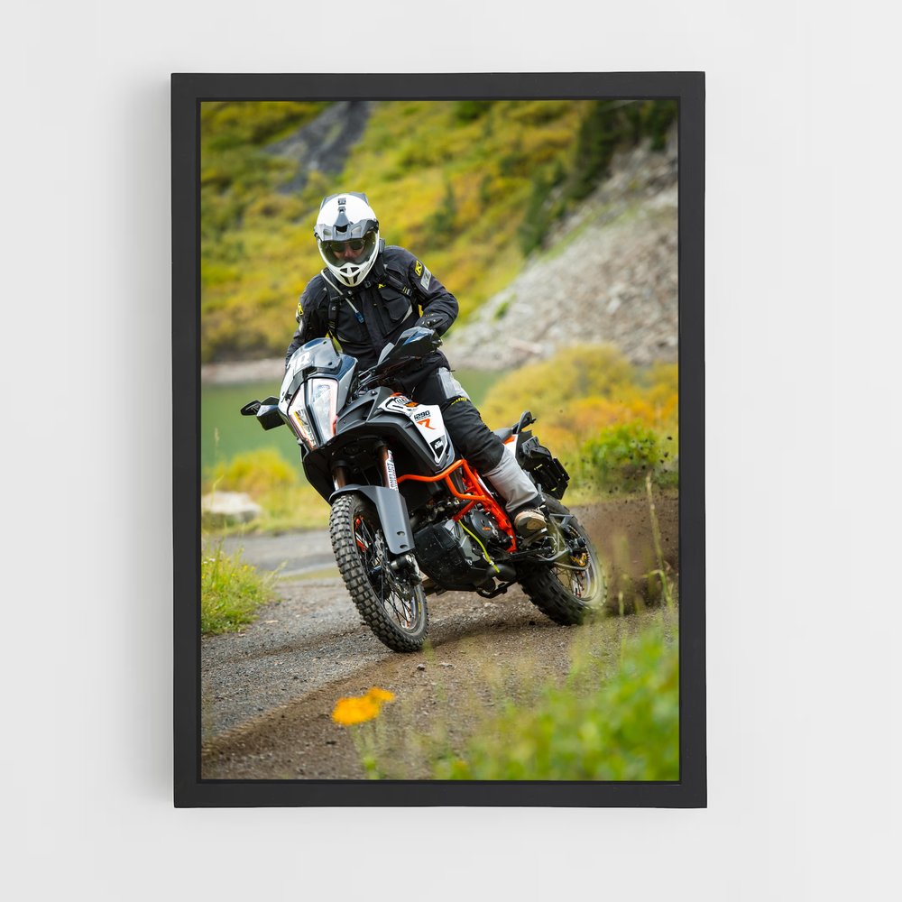 Poster super aventure incroyable – affiche KTM Moto (vue 2)